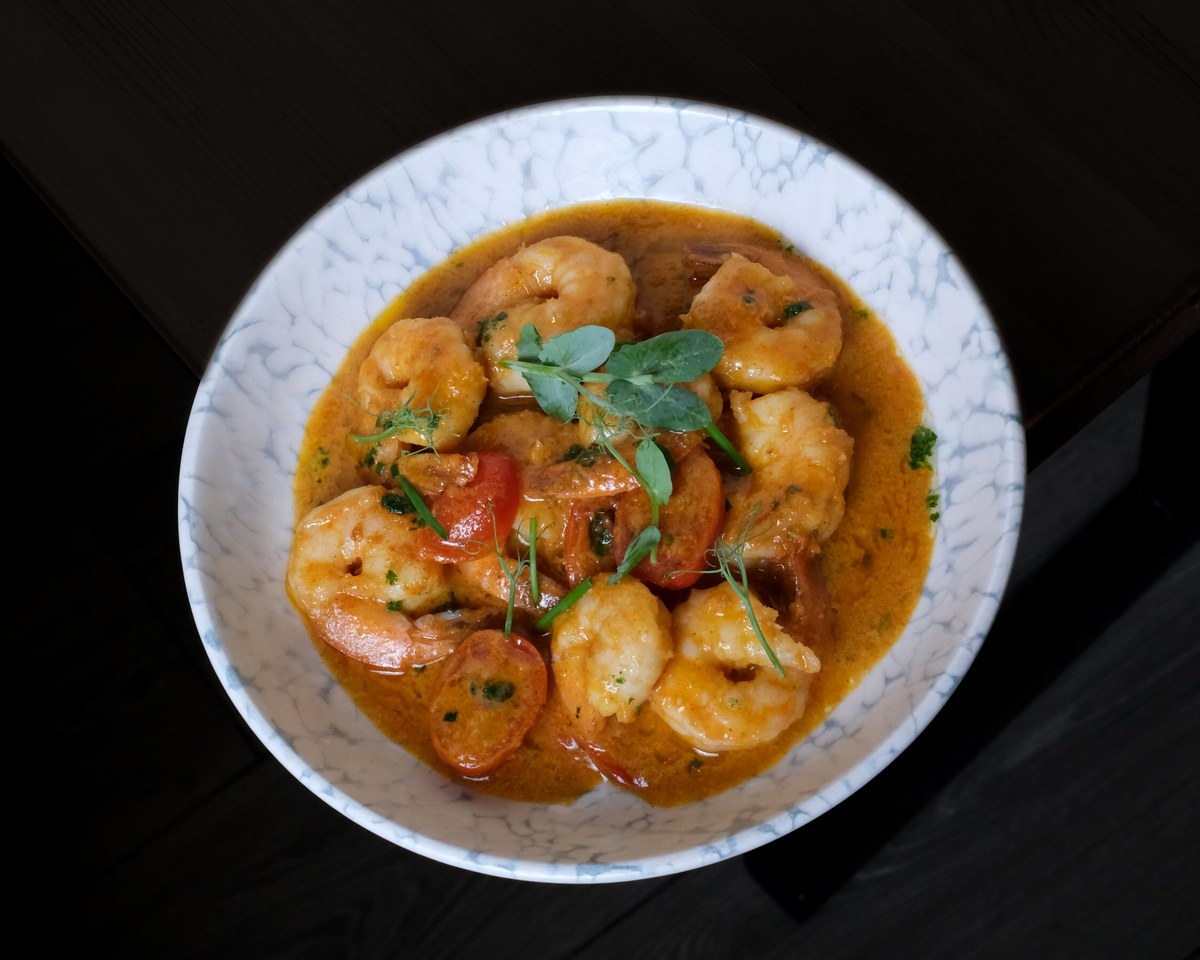 Garlic Butter Shrimp Pan at Calle Bistro