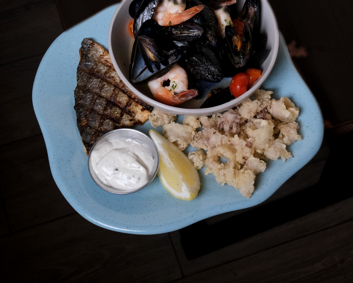 Seafood Antipasto Platter at Calle Bistro